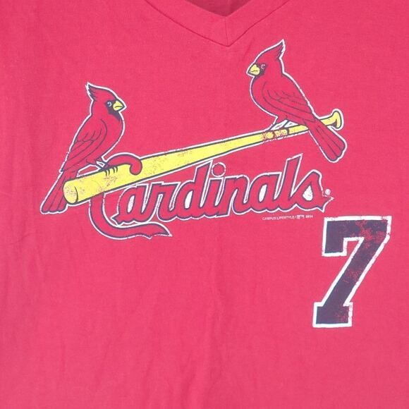 Cardinals Medium T-shirt #7 Holliday - Picture 3 of 8